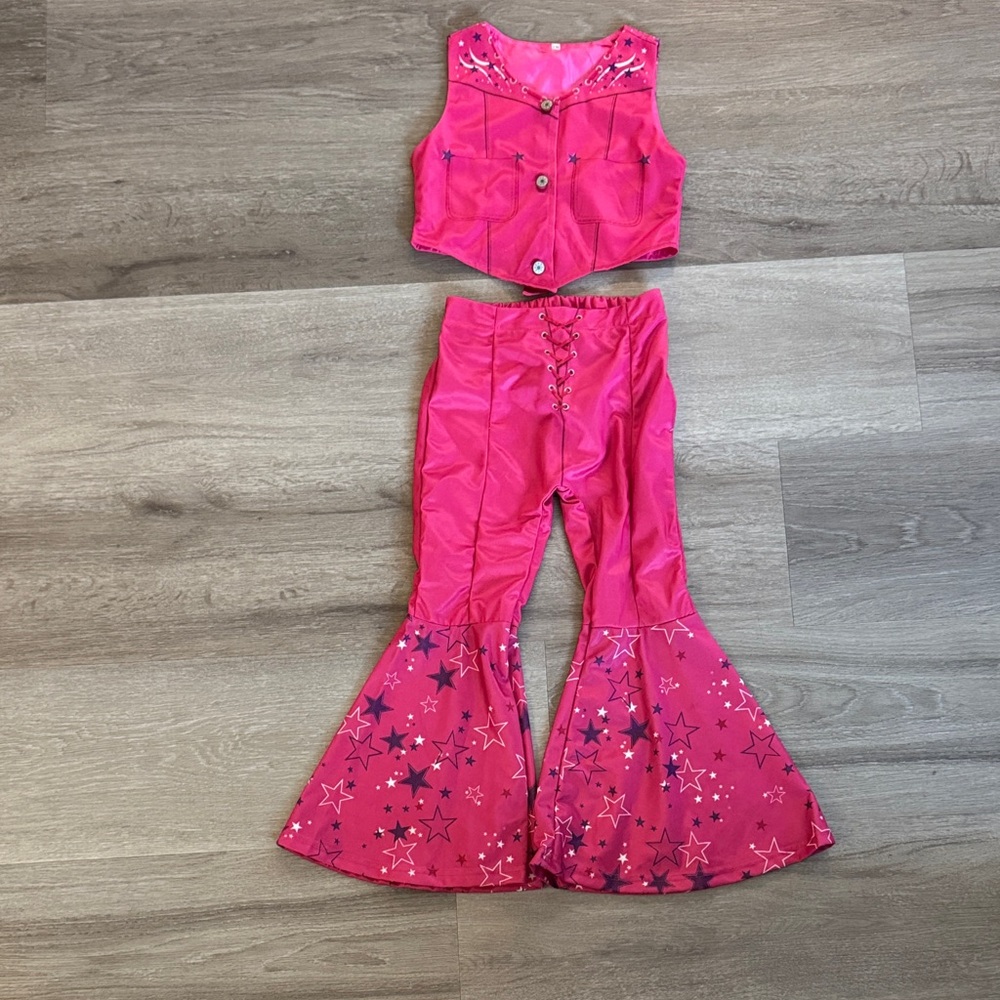 Pink Barbie Kids Costume Set